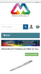 Mobile Screenshot of ministerija.lt